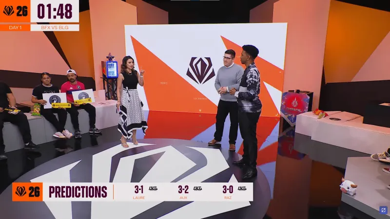 奇异果体育下载-英文流分析台预测BLG和BFX胜负:三人均预测BLG击败BFX
